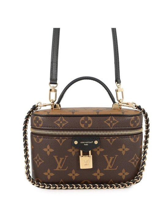 Louis Vuitton Handbags - Louis Vuitton Handbag Monogram Reverse Vanity Chain Pouch 2-Way Shoulder Black